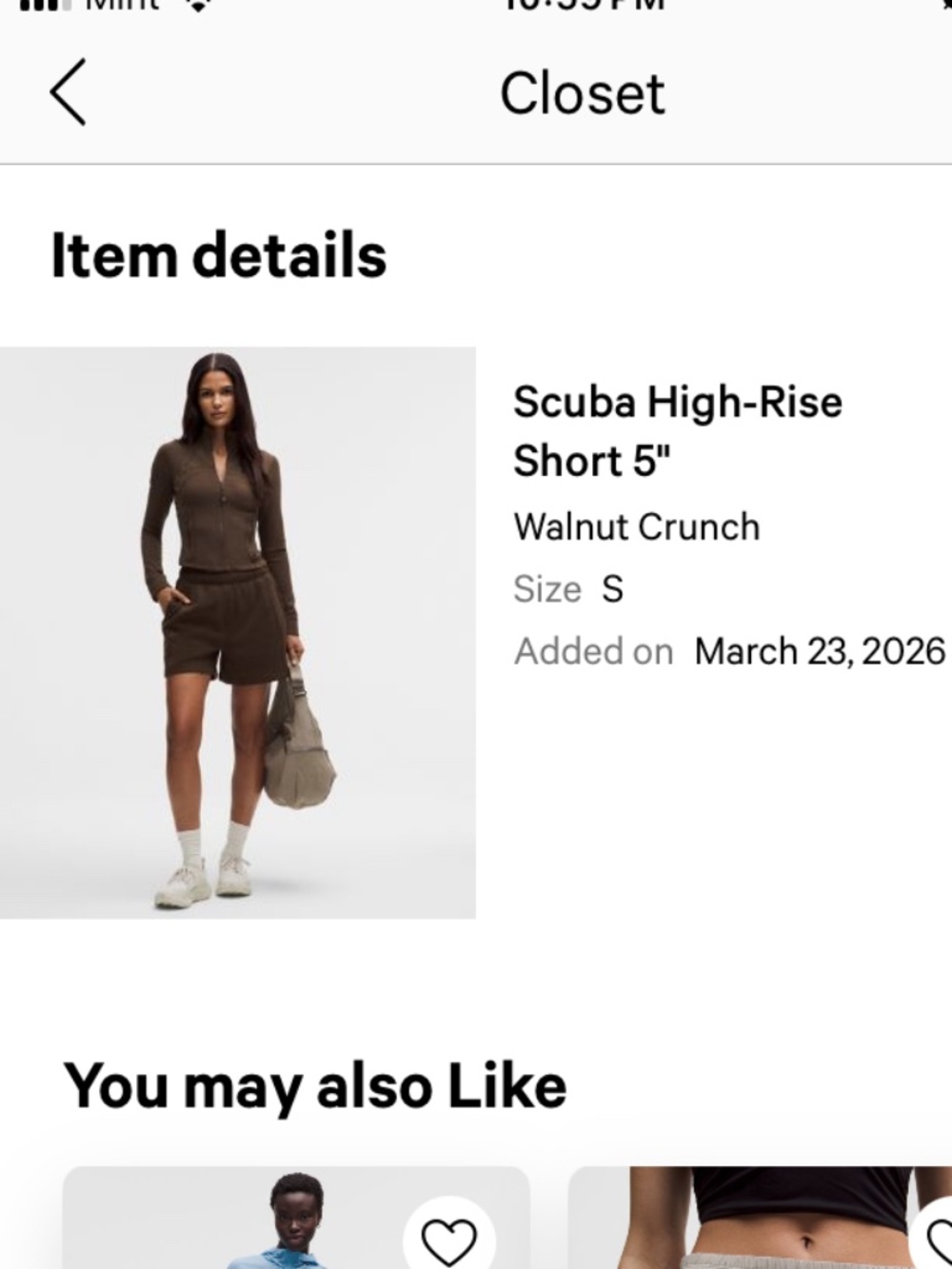 Lululemon Scuba Shorts